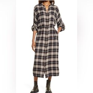 Nordstrom Plaid Treasure & Bond Shirtdress